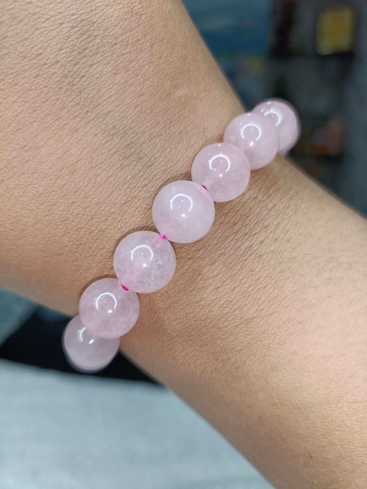 Rose Quartz Bracelet(10mm Size) Gallery