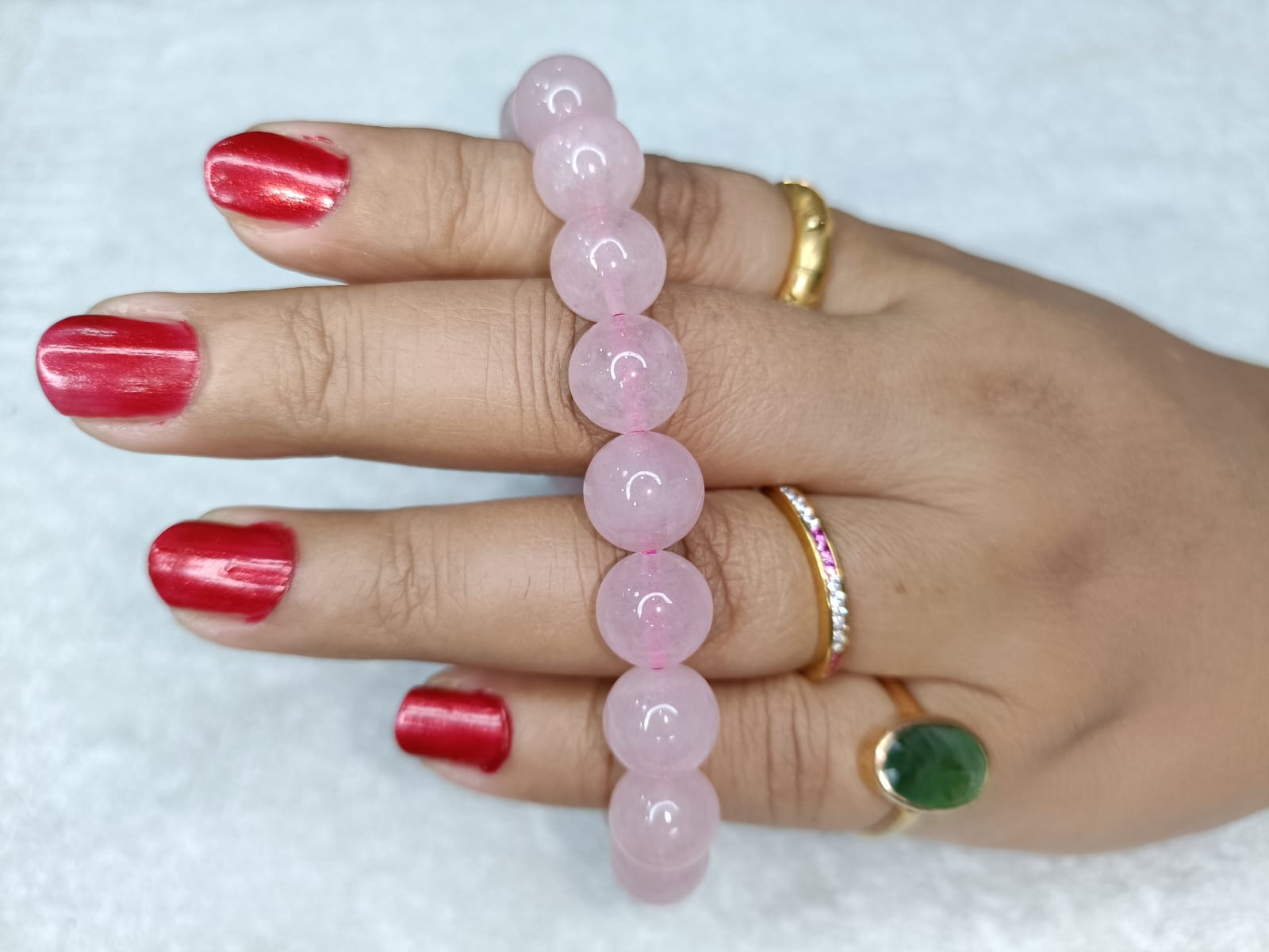 Rose Quartz Bracelet(10mm Size)
