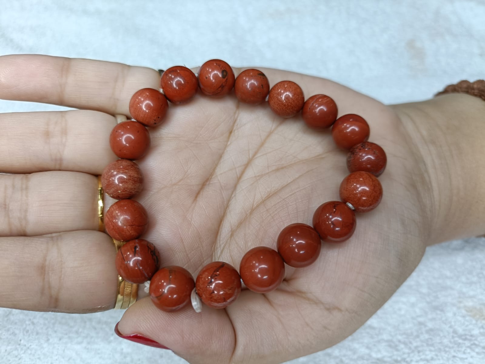 Red Jesper(10 mm size) Premium Quality